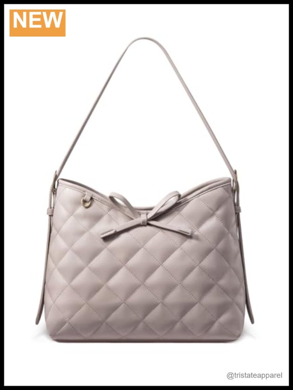 PU Leather Hobo Shoulder Crossbody Bag Quilted Adjustable Strap